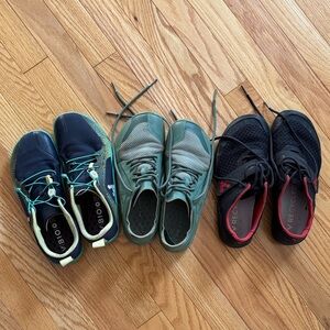 Vivo Barefoot Women’s/kids Sneakers Bundle- Navy, Green, and Black